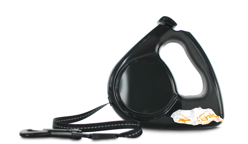 L'Chic 2-In-1 Grabber Retractable Dog Leash