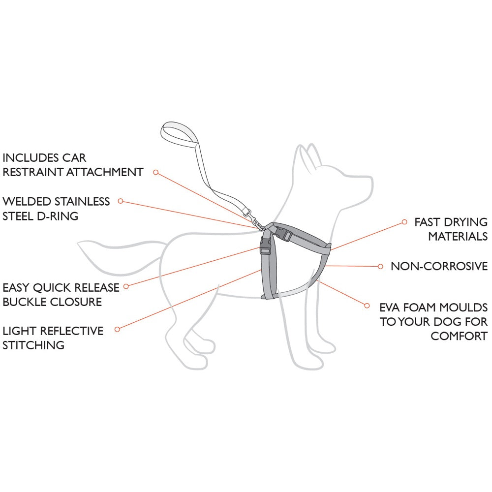 EzyDog Chest Plate Harness - Medium