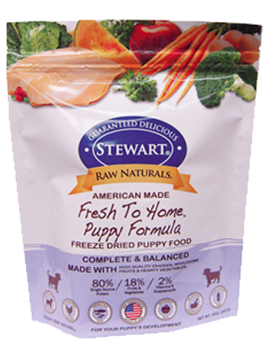 Stewart Raw Naturals Puppy Formula Freeze-Dried Dog Food